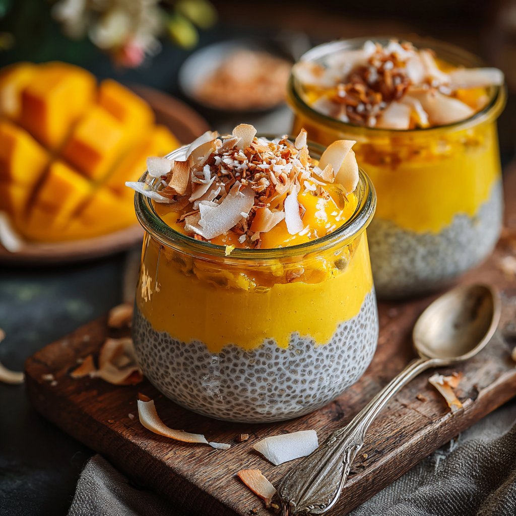 Refreshing Mango Chia Pudding