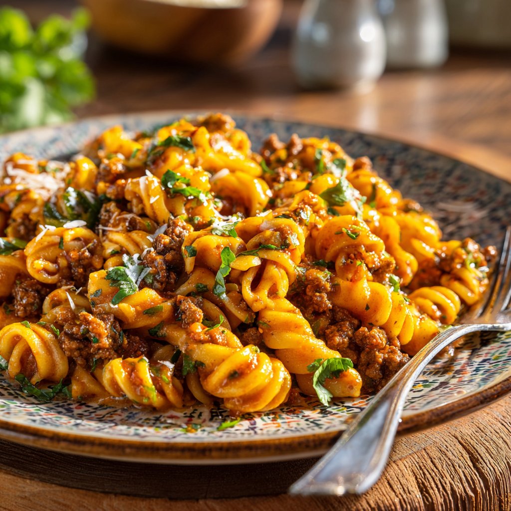 Bold Spicy Taco Pasta
