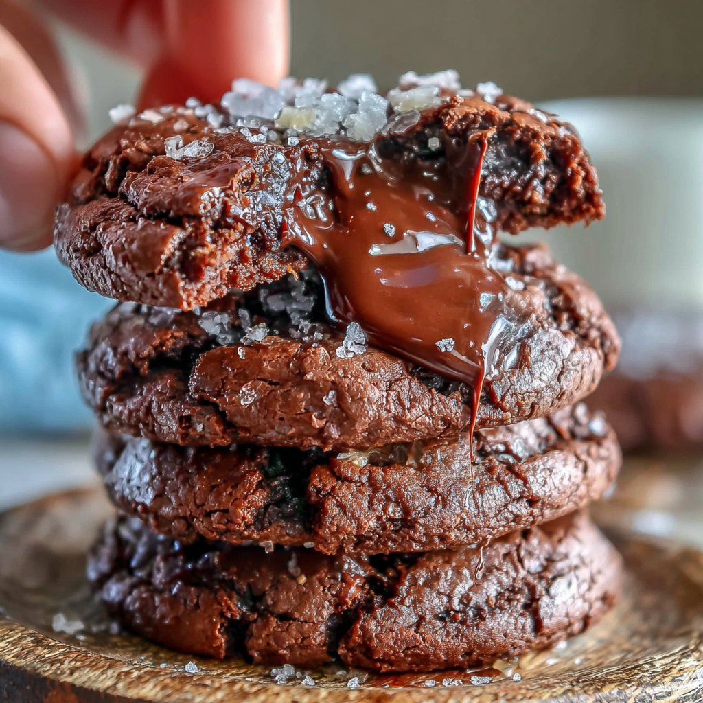 Double Chocolate Brownie Cookies